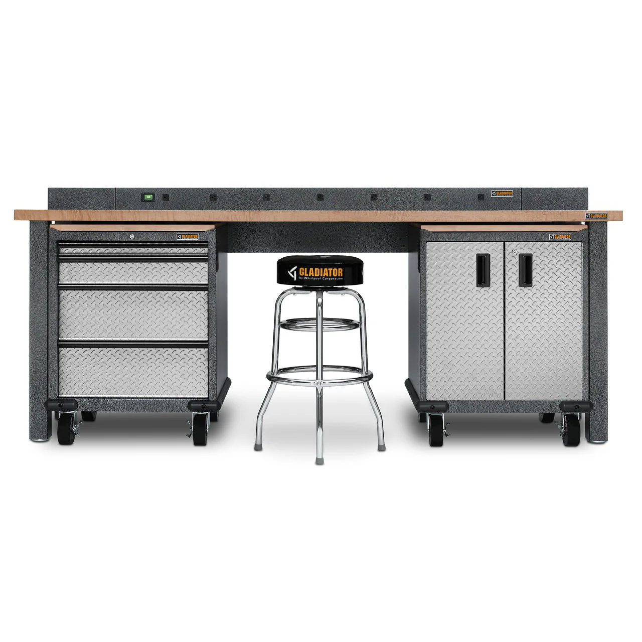 6' Wide 9-Outlet Workbench Powerstrip