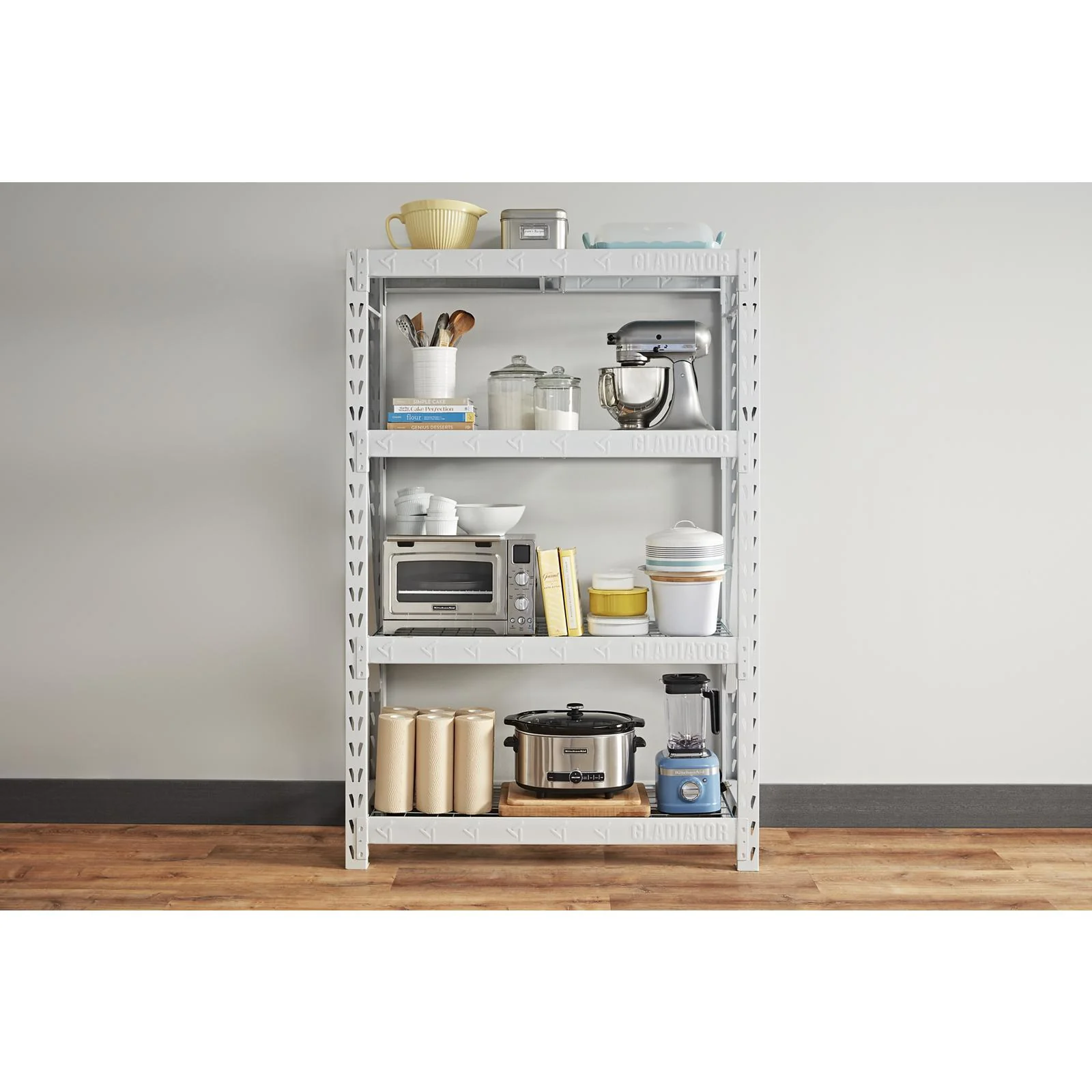48" Wide Heavy Duty Rack with Four 18" Deep Shelves