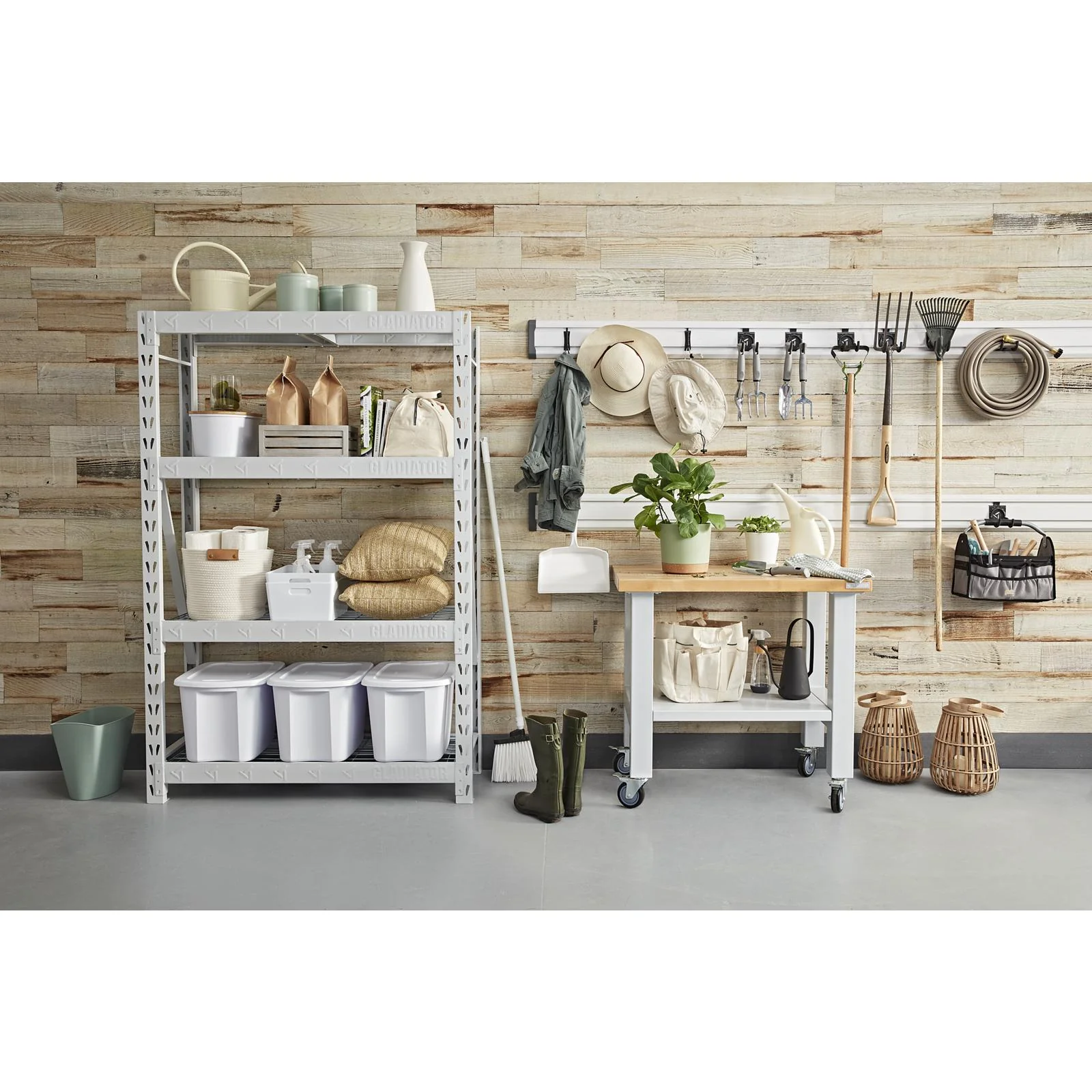 48" Wide Heavy Duty Rack with Four 18" Deep Shelves