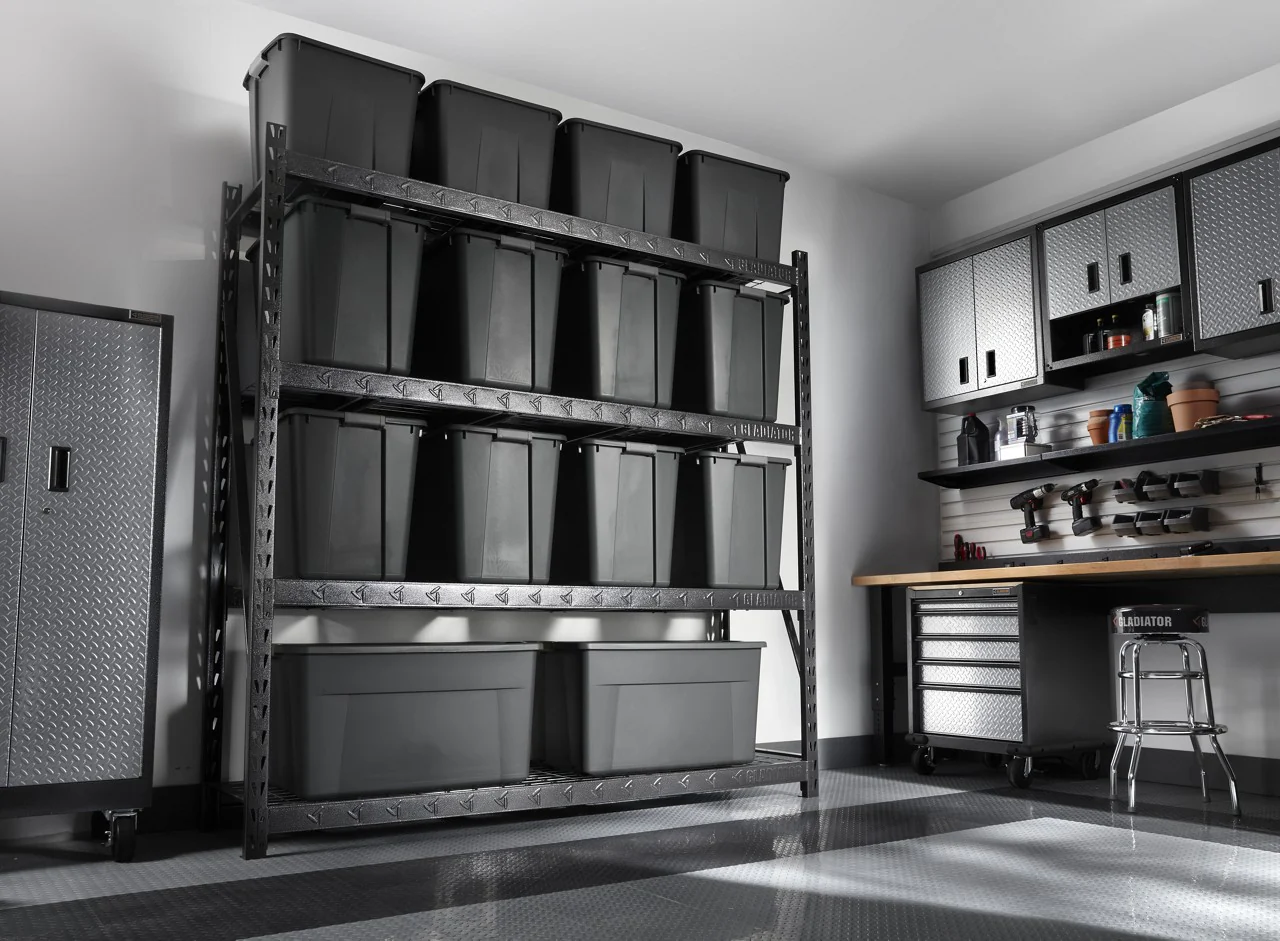 90" x 90" Heavy Duty Mega Rack with Four Adjustable Shelves