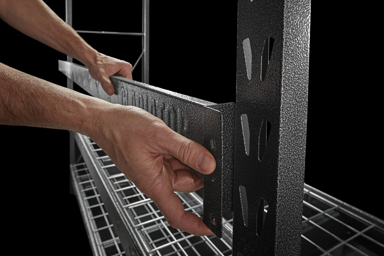 90" x 90" Heavy Duty Mega Rack with Four Adjustable Shelves