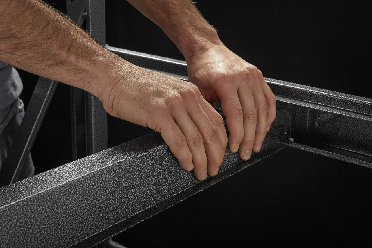 90" x 90" Heavy Duty Mega Rack with Four Adjustable Shelves