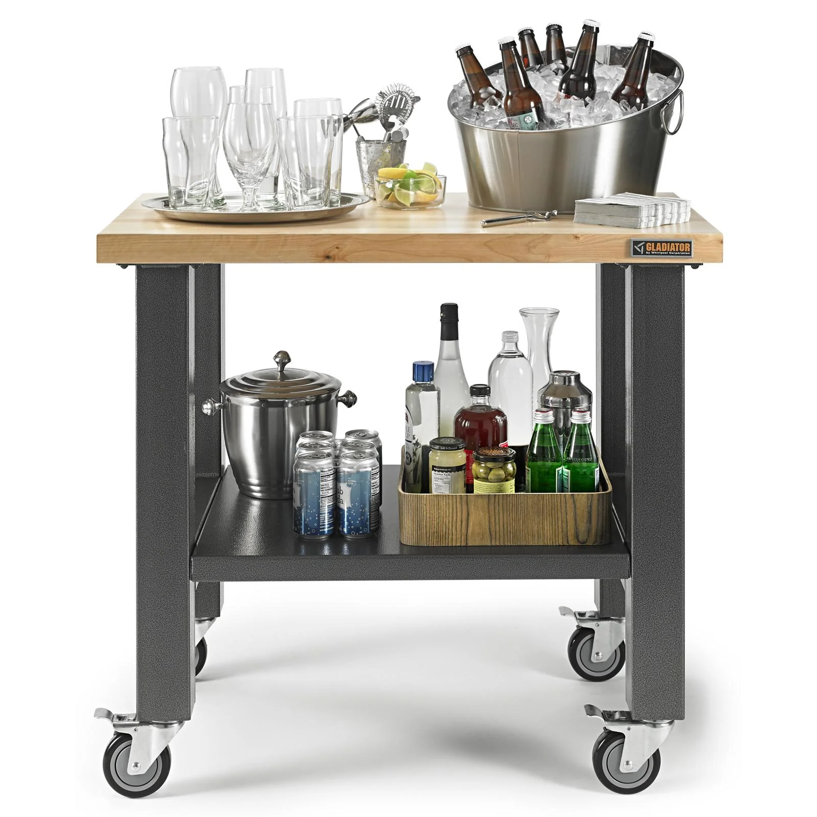 3' Wide Mobile Workstation
