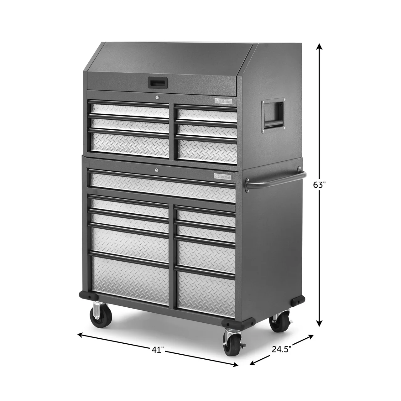 Premier 41 inch 15-drawer Mobile Tool Chest Combo