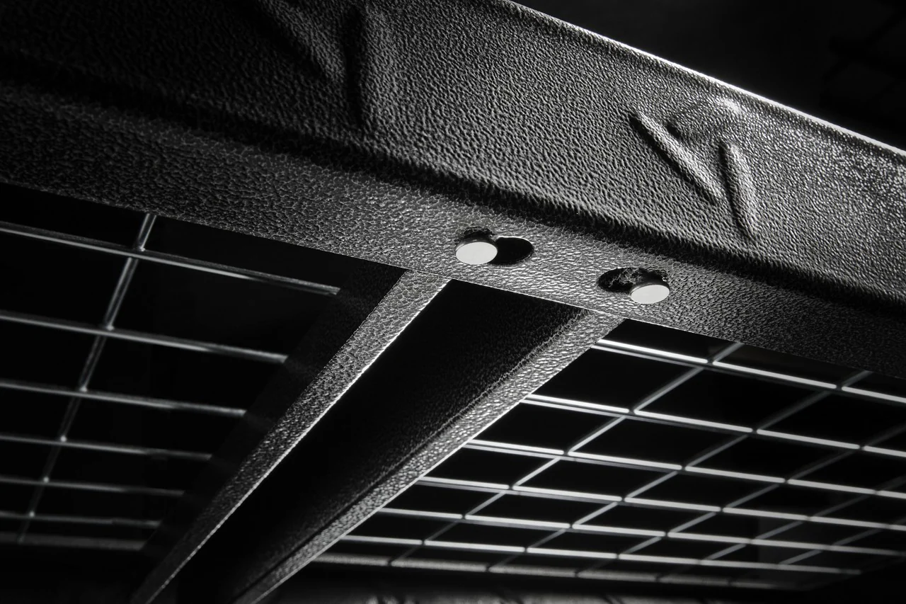 77" Wide Heavy Duty Rack with Four 24" Deep Shelves