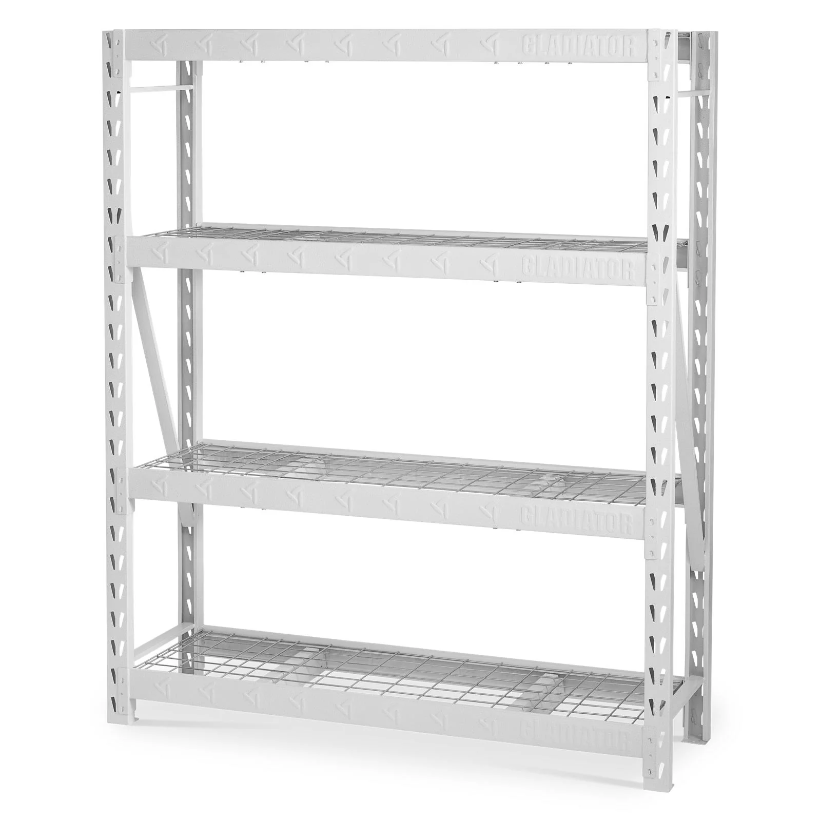 60" Wide Heavy Duty Rack with Four 18" Deep Shelves